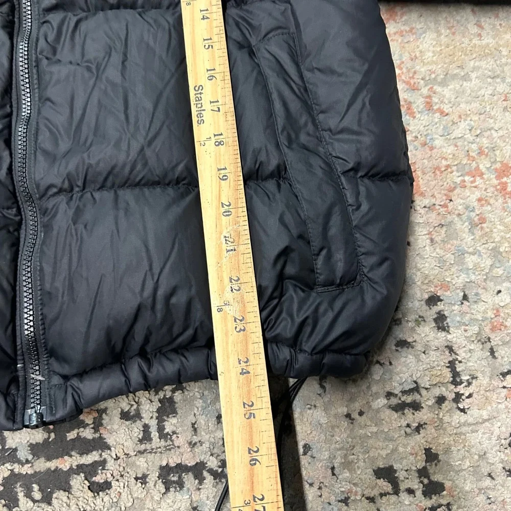 The North Face Nuptse 700 Puffer Jacket Mens Medium Black Goose Down Insulated